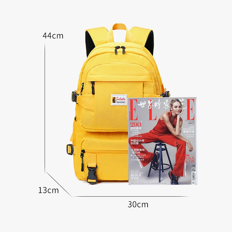 Fashion Laptop Backpack Large Capacity School Bags USB Charger Oxford Cloth Waterproof School Backpack For Students