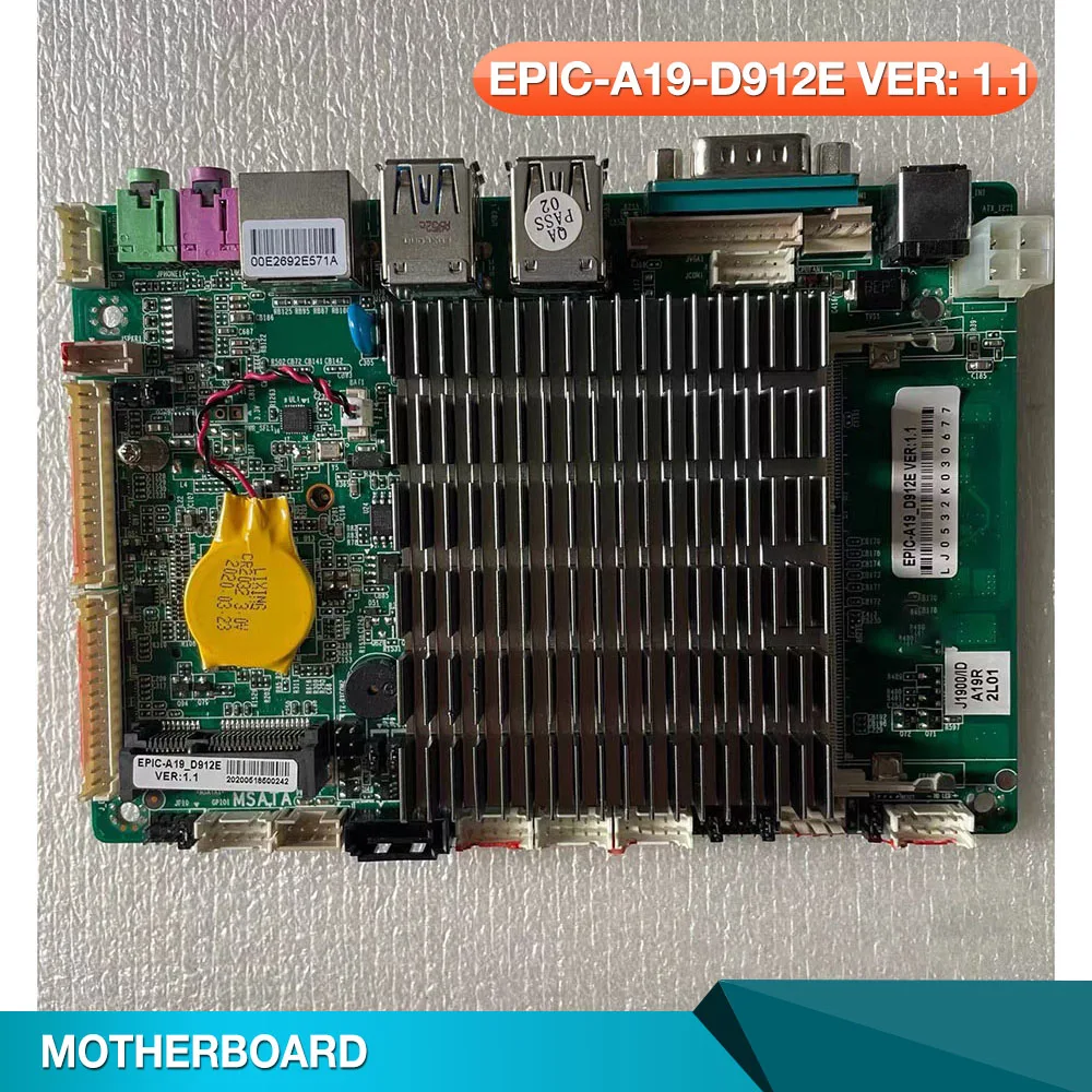 highly reliable EPIC-A19-D912E VER: 1.1 3.5-inch industrial control board