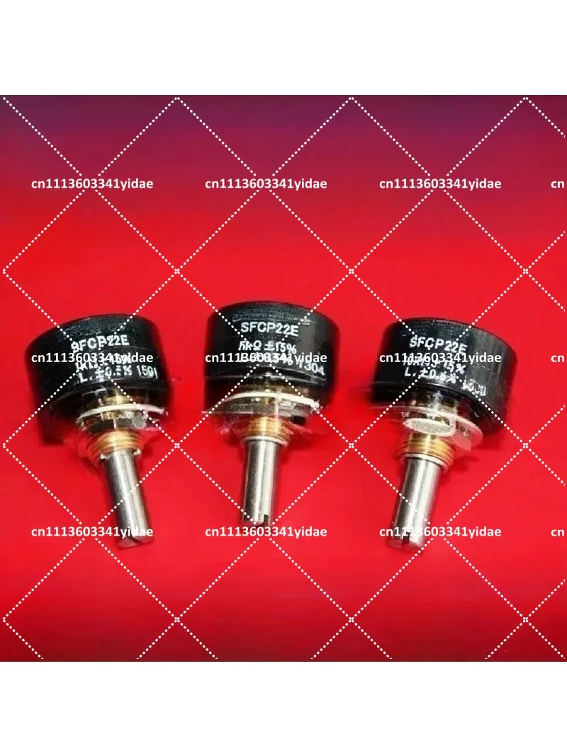 Conductive Plastic Potentiometer 1K 5K 10K Single Turn Circular Rotary Variable Resistor