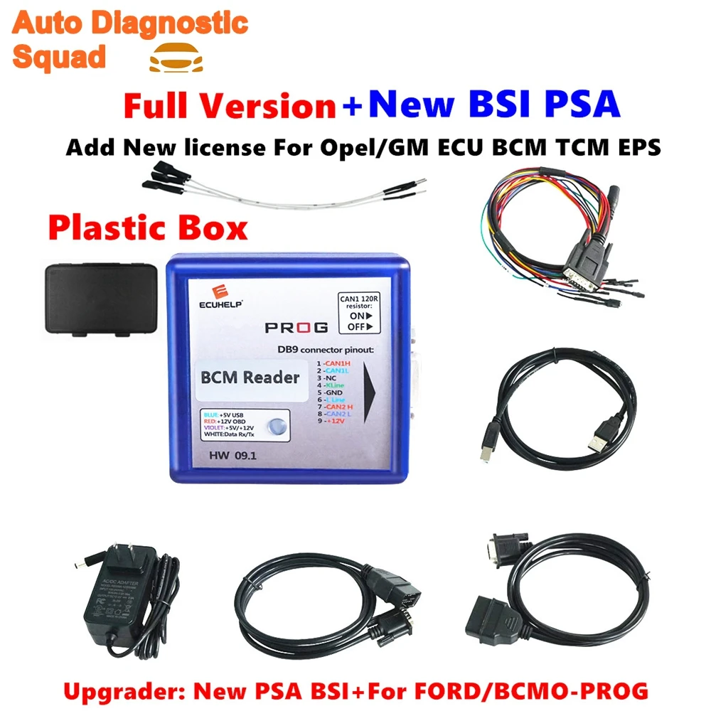 Ultima Versione 2026 con PSA BSI per Citroen, Programmatore ECU Clone IO PROG, Strumento Multifunzione per Aggiornamento Potenza per Opel/GM