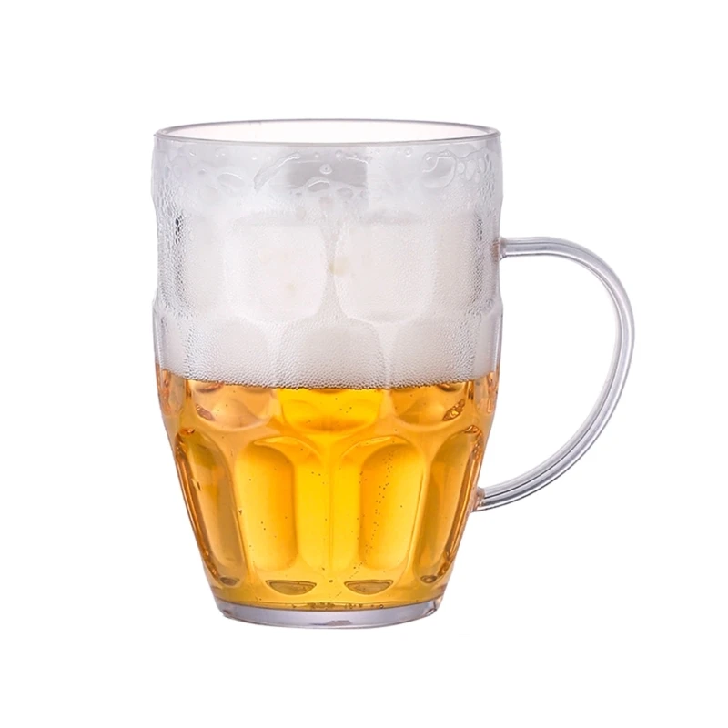 Shatterproof Acrylic Beer Mug Water Tumblers for Indoor Outdoor Dishwasher Safe Drop Shipping