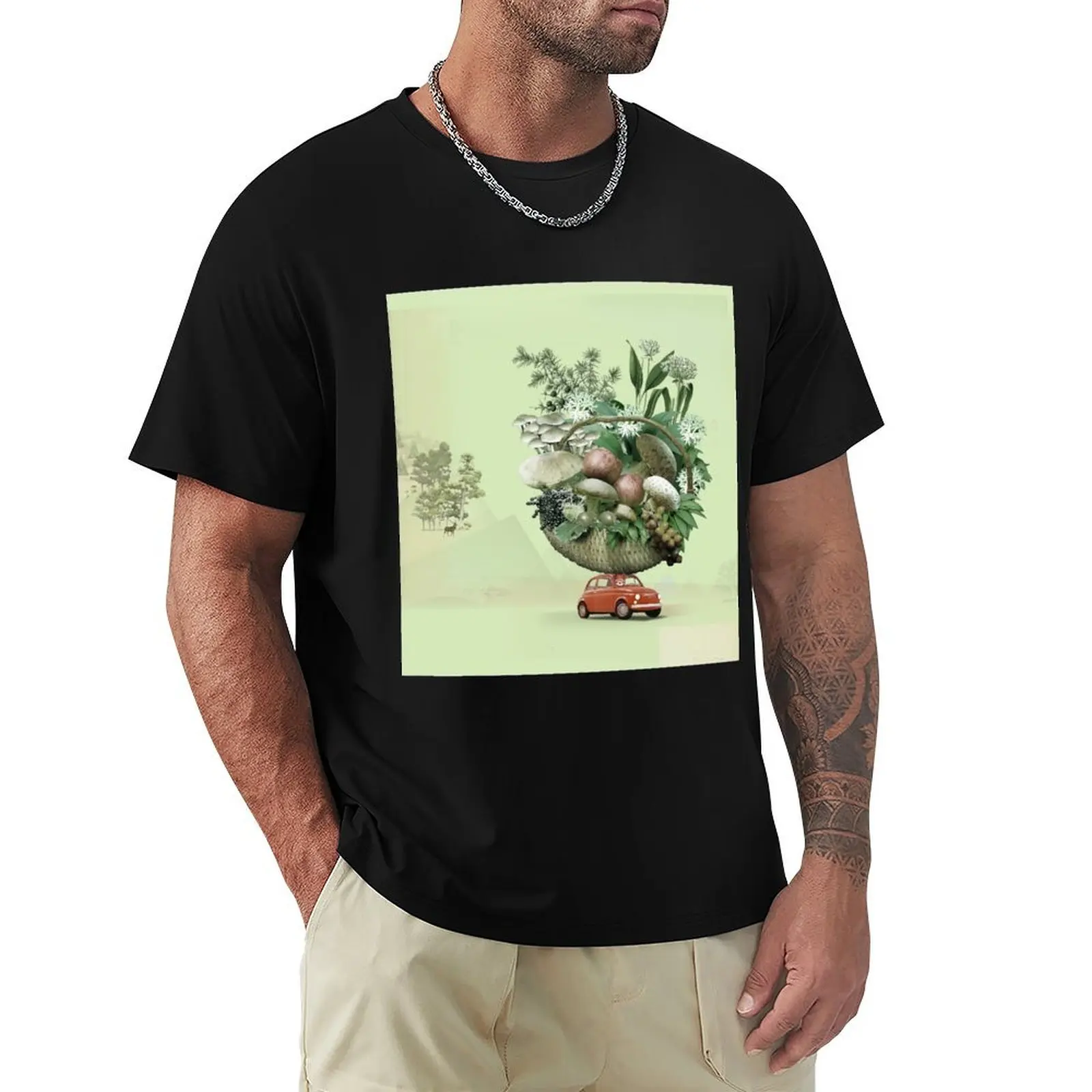 In the wild T-Shirt Work Short Sleeve Cotton Top