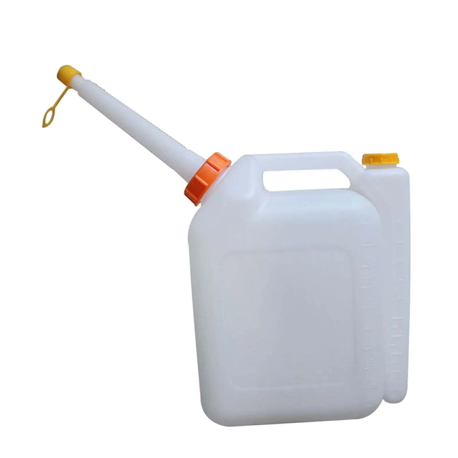 Botella mezcladora de aceite, recipiente grueso para motor de 2 tiempos, dispensador de medición de 10L, mezcla de combustible, contenedor de gasolina para cortacésped