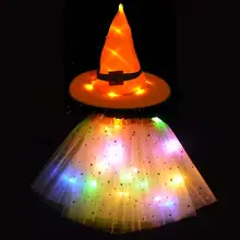 Light Up Witch Hat with Web for Halloween #3