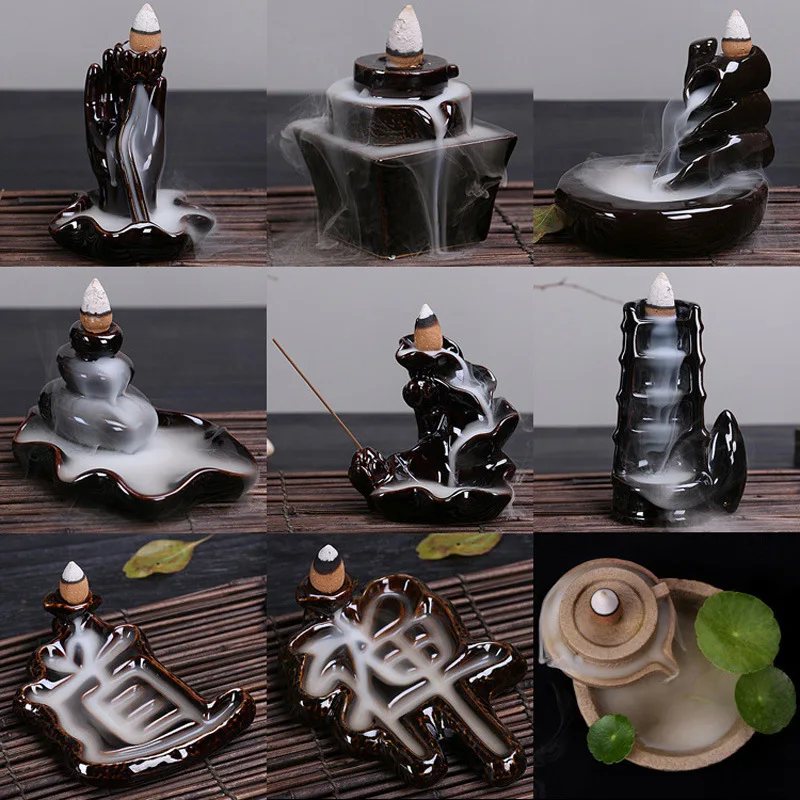 A variety of reverse flow incense burner incense tower incense ceramic incense burner ornaments