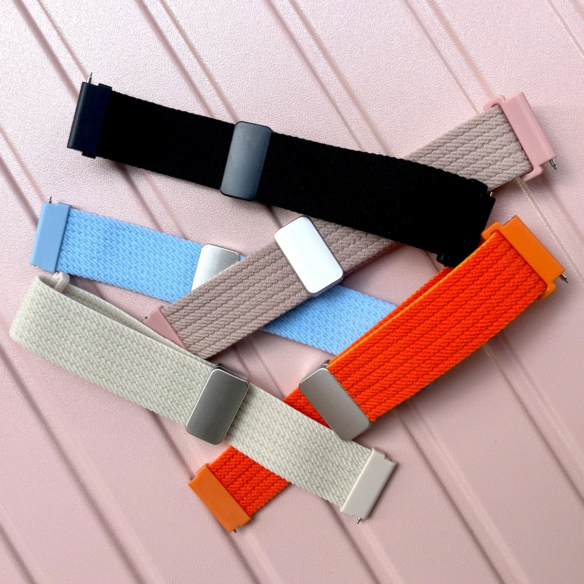 22mm Armband Für Für Garmin Forerunner 265 745 955 Vivoactive 4 Venu 2 Strap Ersatz Elastische Nylon Handgelenk armband Correa