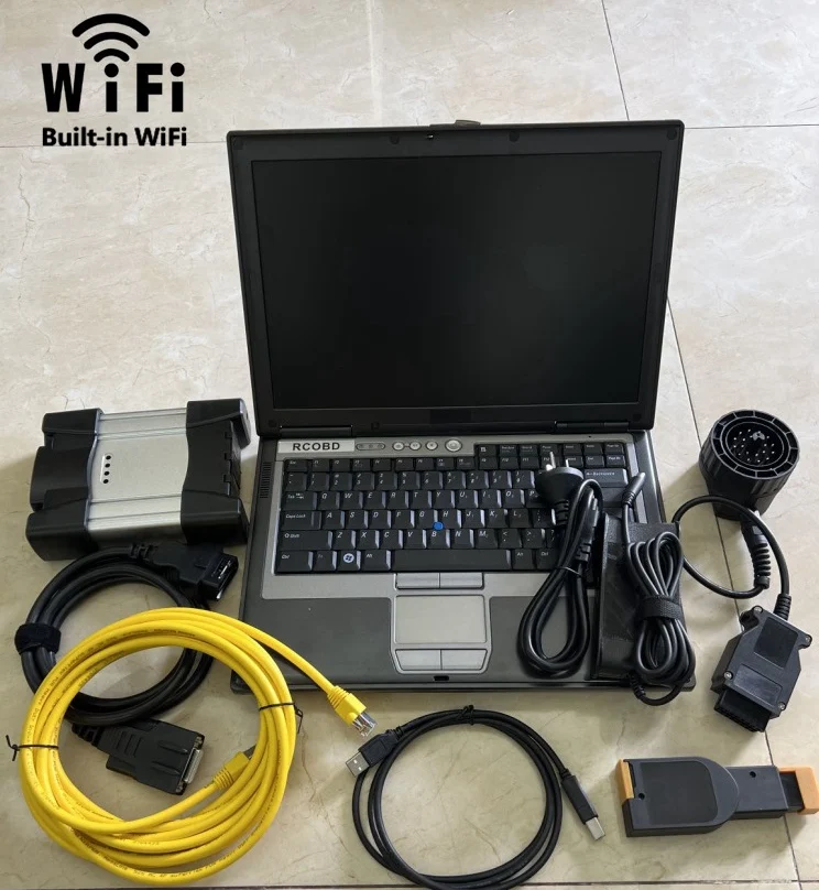 

Для BMW ICOM NEXT wifi A + B + C Обновленный диагностический программатор A2 с 90% новым ноутбуком D630, установка с твердотельным накопителем 2025,05 В Win10
