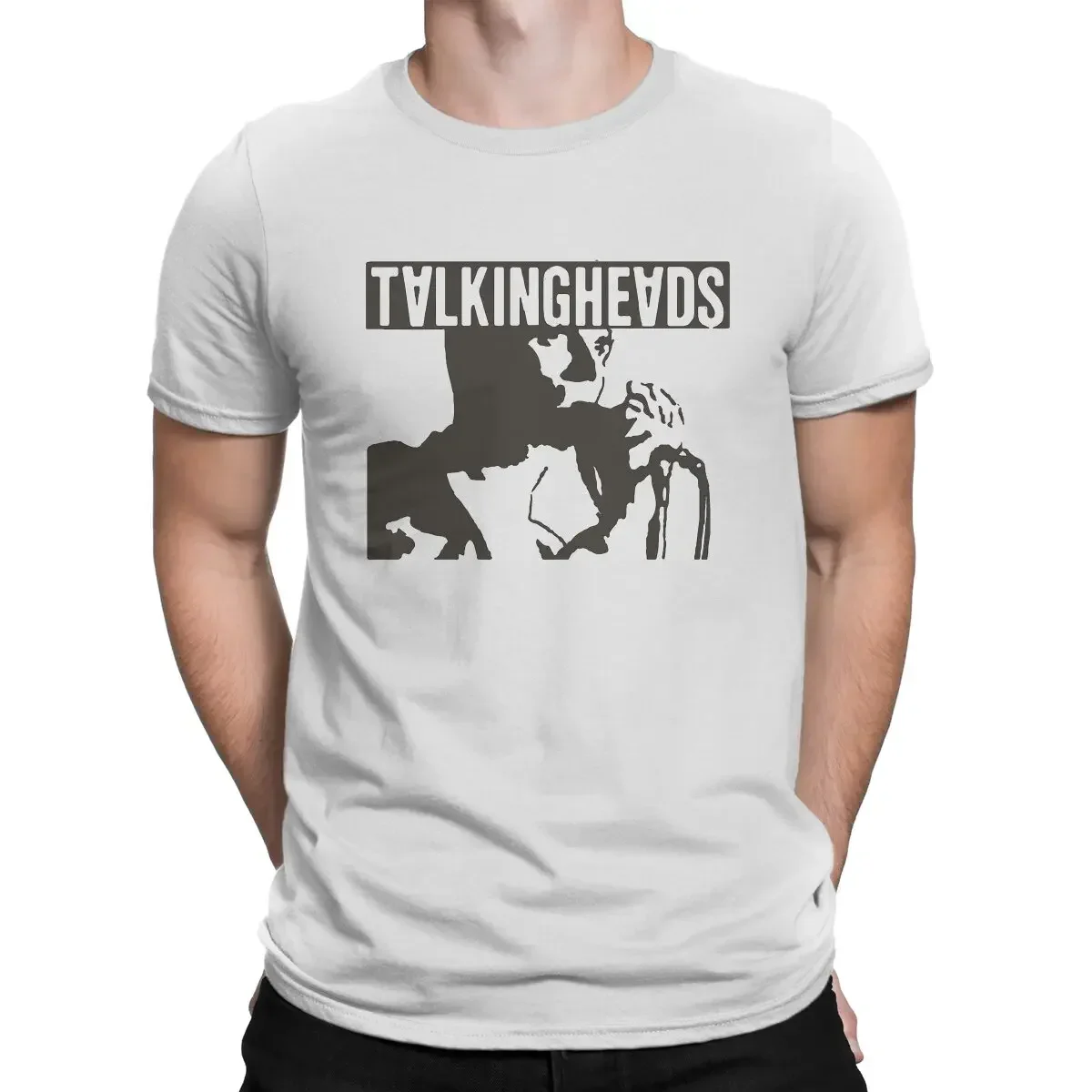 

Talking Heads Men's T Shirt Call Me By Your Name Novelty Tees Short Sleeve Crewneck T-Shirt 100% Cotton Party Clothes