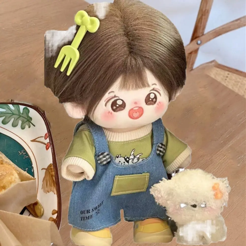 Ubranka dla lalek bawełnianych 20 cm, zestaw ubrań dla lalek modowych, uroczy wielokolorowy zestaw ubrań dla lalek z gwiazdkami dla dziewczynek.