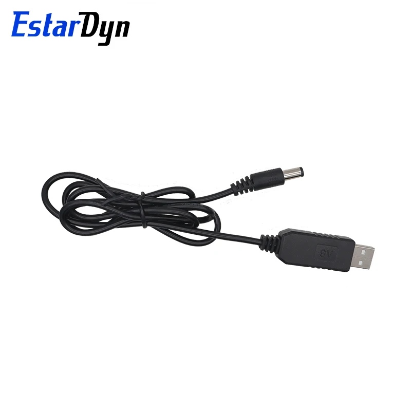 Estardyn USB Power Boost Line DC 5V to DC 9V / 12V Step UP Module USB Converter Adapter Cable 2.1x5.5mm Plug