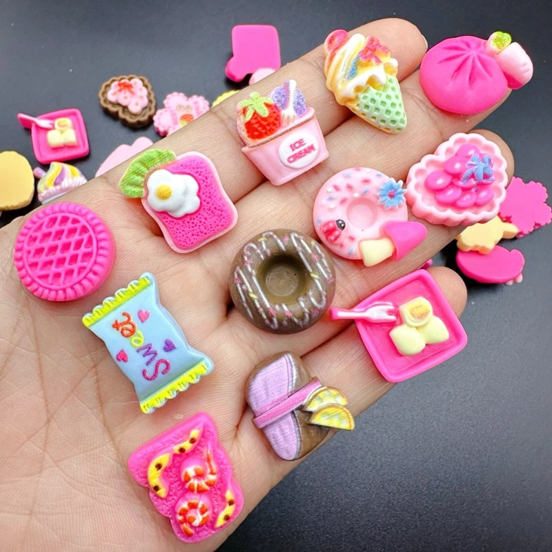 20pcs Colorful Cartoon Nail Art Charms 3D Flower Jewelry Nail Decorations Smiling Face Sunflower Kawaii Series Nail Accessories