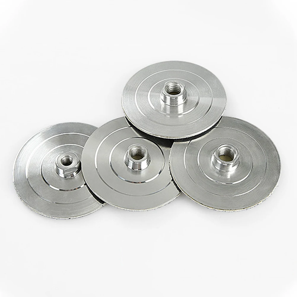 1PC 4in Backer Pad Diamond Polishing Pad Aluminum Base Backing Holder For M14/M10 Hand Tools Power Tools Accessories