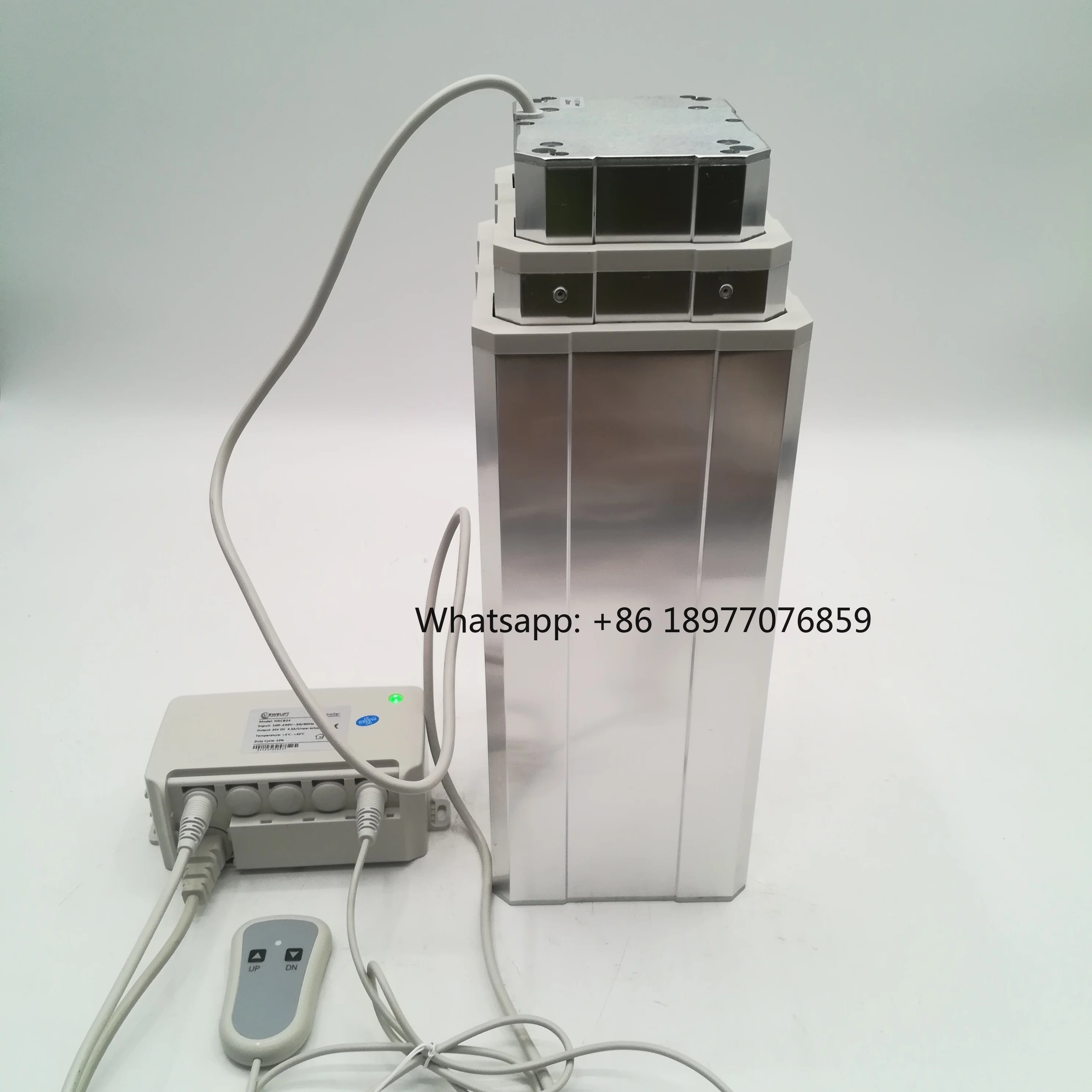 Dent-al Chair Electric Lifting Column Permanent Magnet 3 Stage 6000N Aluminium Brush Waterproof For Electric