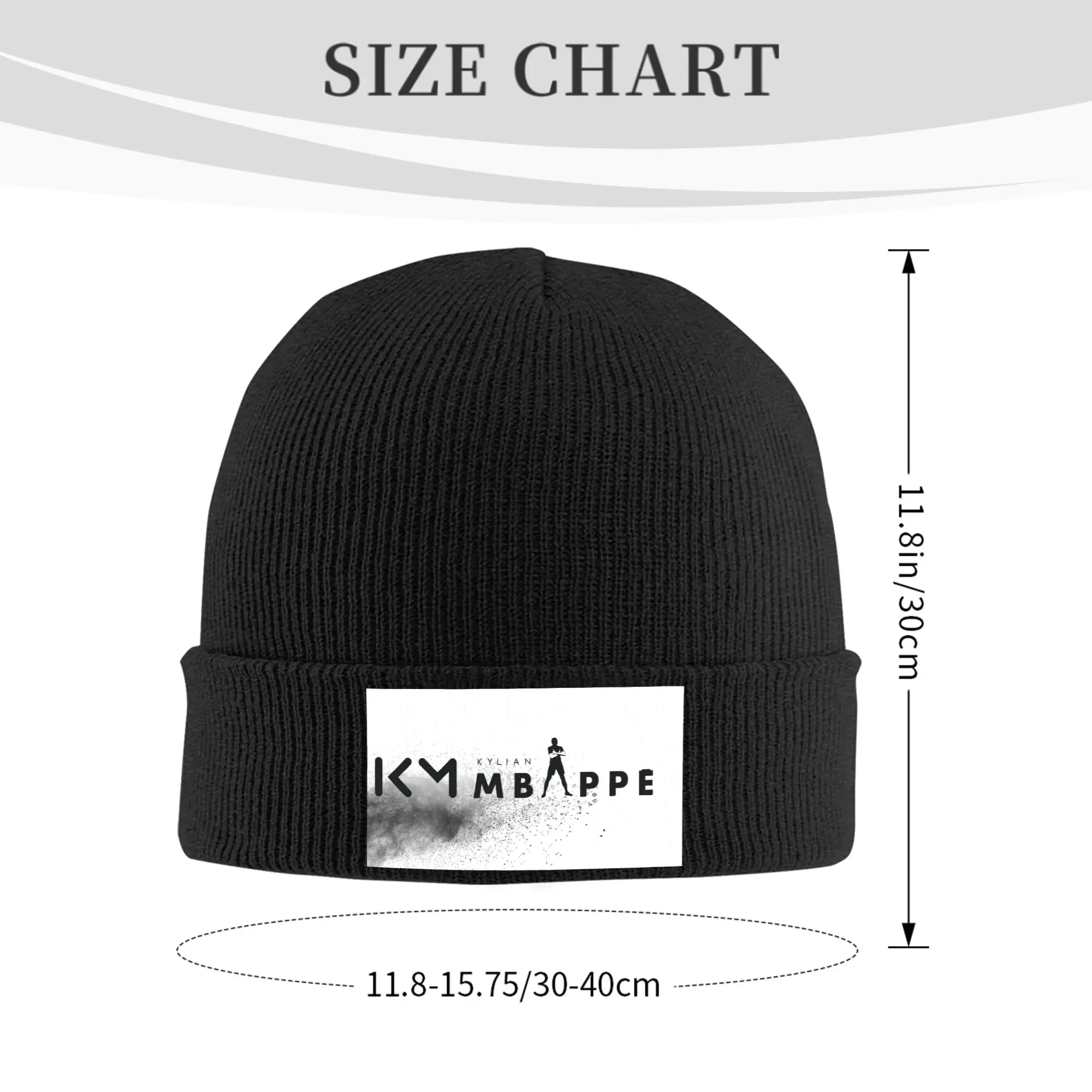 Custom KM Mbappes Soccer Skullies Beanies Caps For Men Women Unisex Fashion Winter Warm Knit Hat Adult  Bonnet Hats