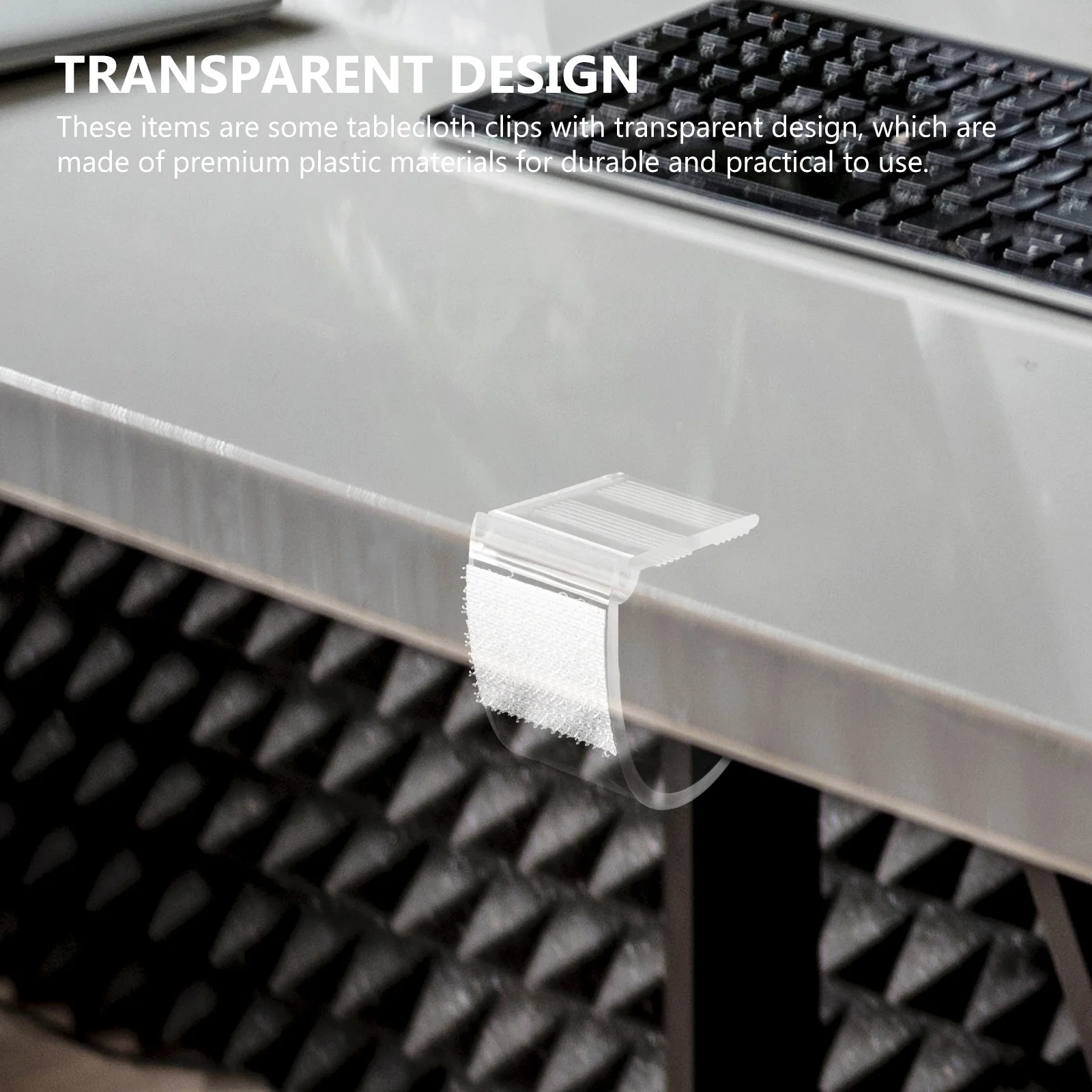 

10pcs Table Cloth Clips Transparent Plastic Table Cover Clamps Waterproof Rust Resistant For Outdoor Indoor Use Tablecloth