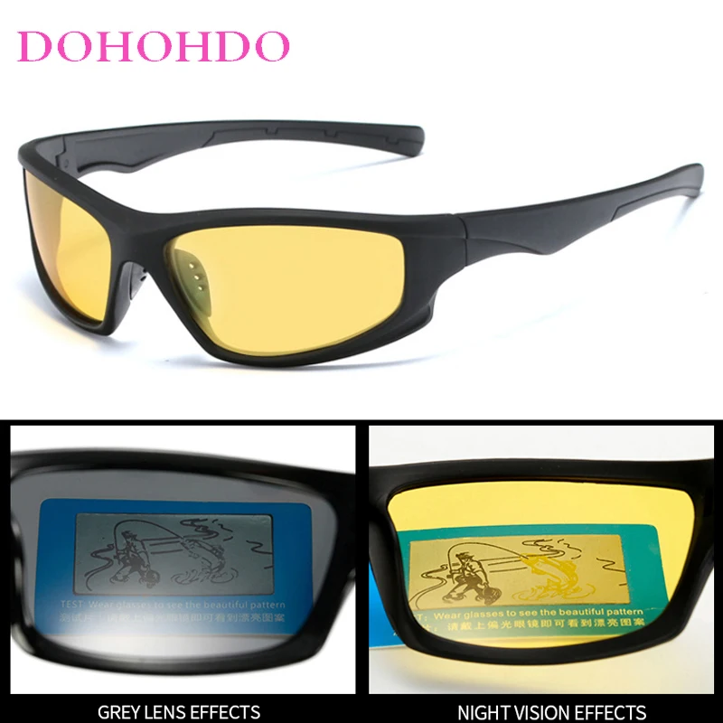 جديد فاخر ريترو الاستقطاب النظارات الشمسية الرجال النساء القيادة الرياضة المضادة للوهج نظارات شمسية سائق السيارة نظارات الرؤية الليلية Очки UV400 #2