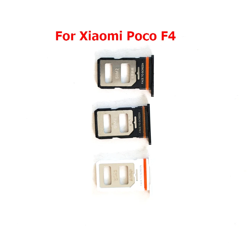 1Pcs Sim Card Socket Slot Tray Reader Holder Connector Adapter Container For Xiaomi Poco F4