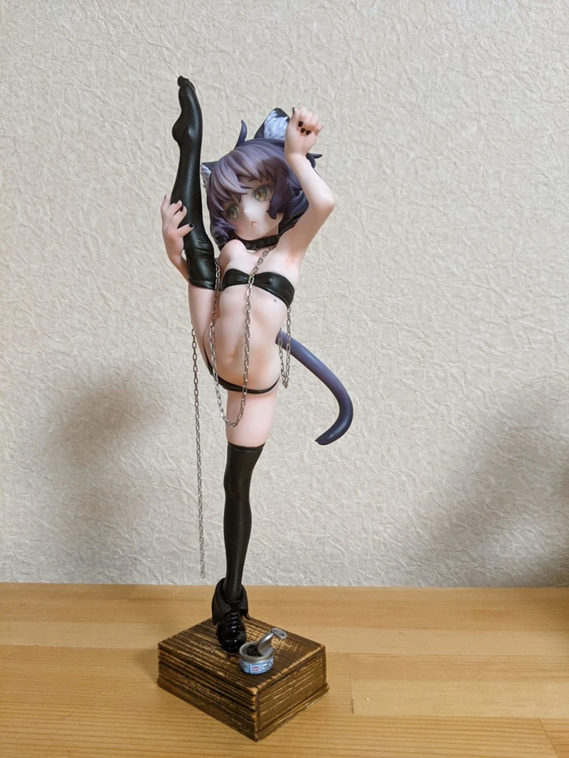 Resin Figure Kit ねこみち Cat Girl 1/7 Unpainted Garage Resin Kit Model GK