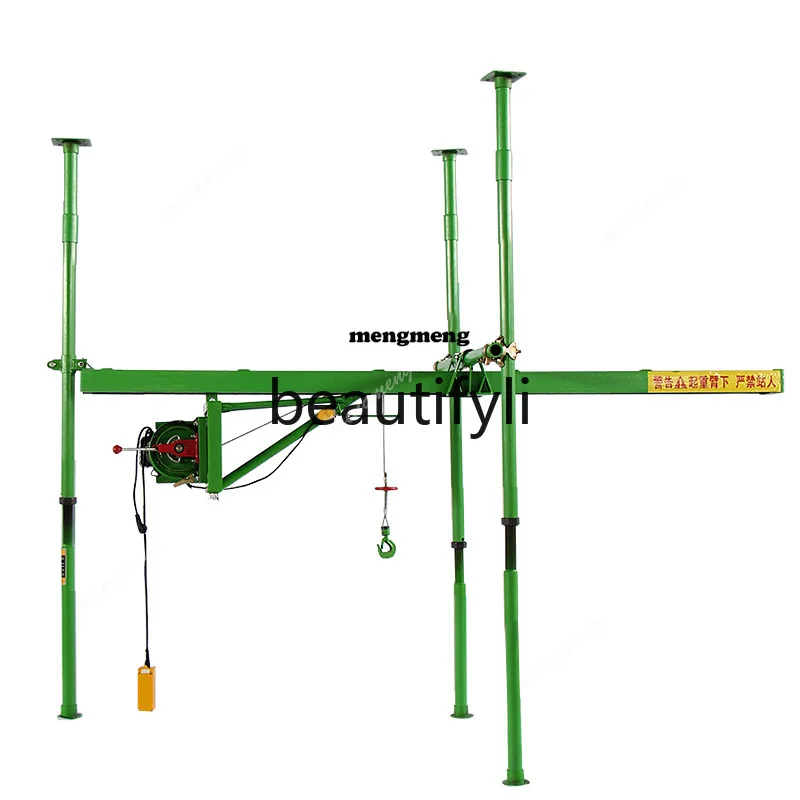 

Внутренний прямой раздвижной мобильный трековый кран, небольшой бытовой подъемник