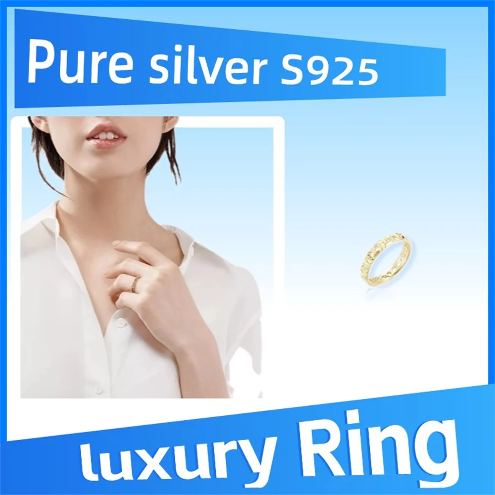 

Pure 925 Sterling Silver T Series True Narrow Ring Enhance your temperament, elegant and charming, luxury gift