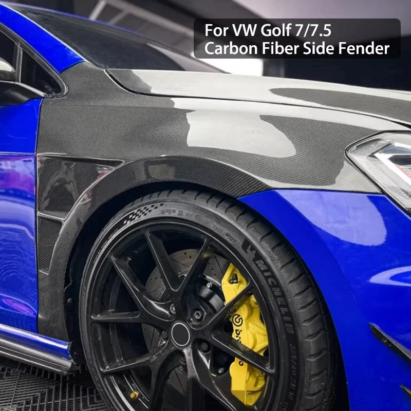 For  Golf 7 Mk7 Mk7.5 Carbon Fiber Fender for Golf 7 7.5 Gti Car Side Bumper Fender view 2