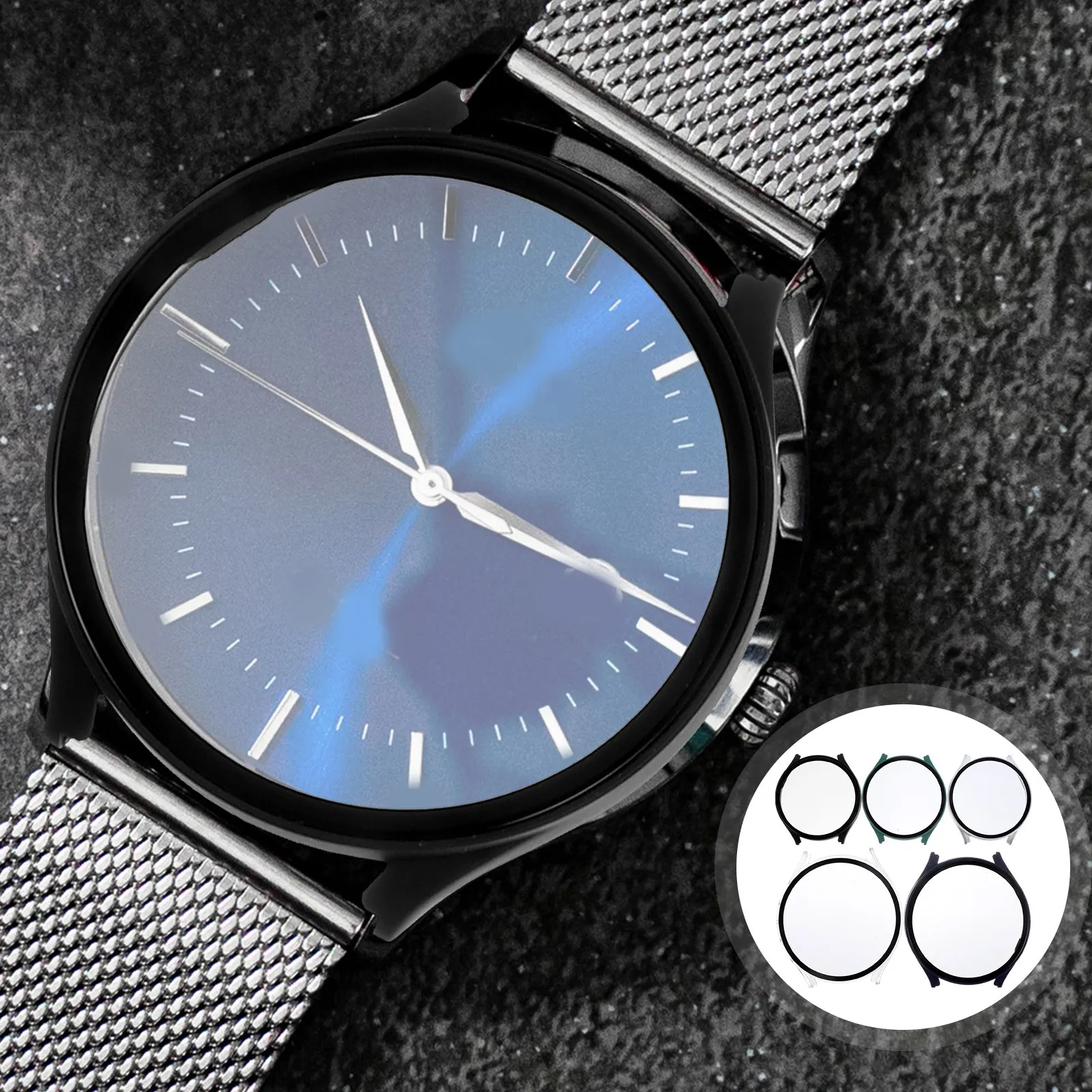 Watch Case Tempered Film Screen Protector Tpu for Smartwatch Cases Glass Protectors