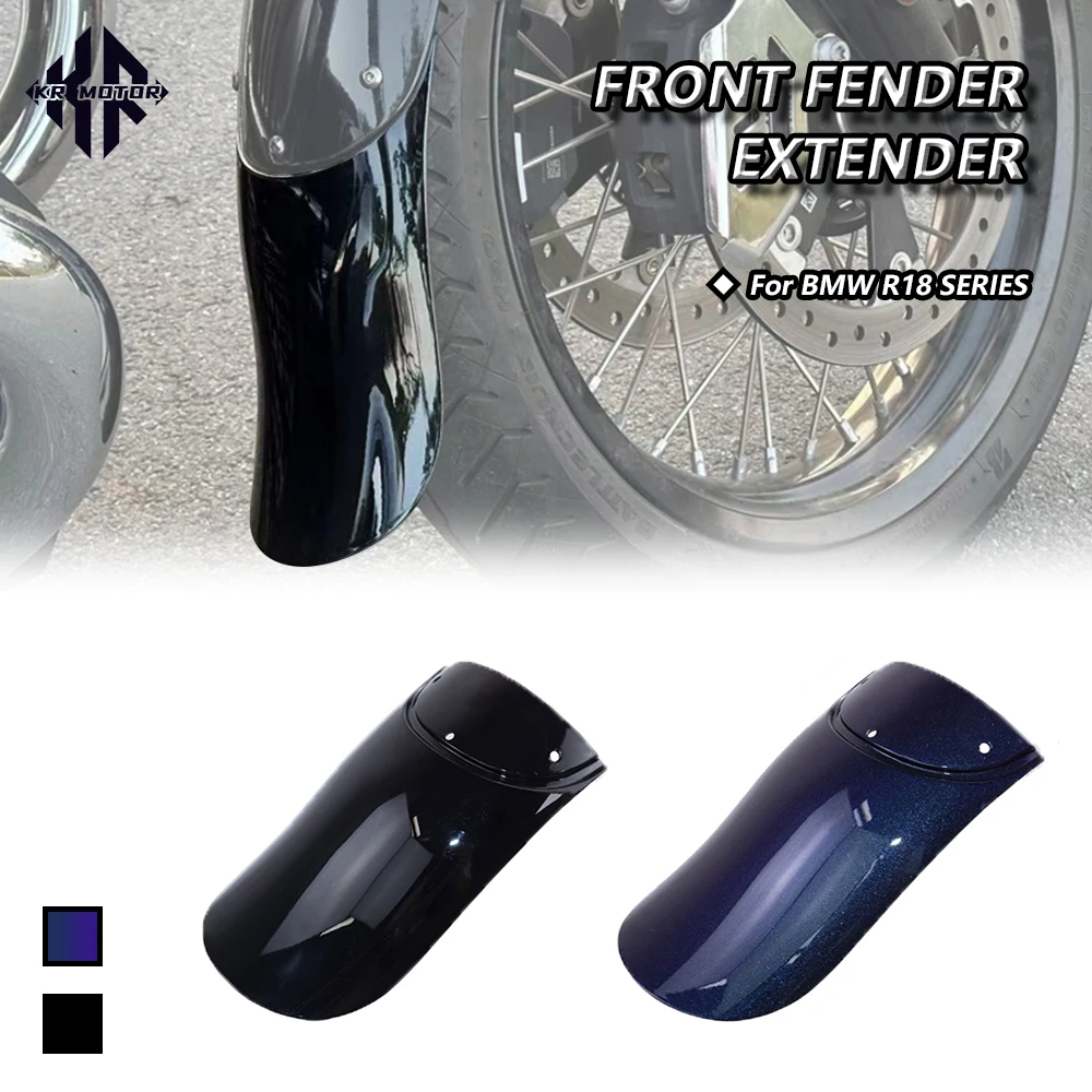 

Fit R 18 Motorcycle Front Fender Extension Mudguard Splash Guard Extender Lengthen For BMW R18 Classic 100 Year 2020-2023