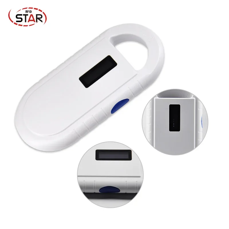 Mini USB ISO11784/85 Protocollo FDX-B 134,2 khz Frequenza di lavoro scanner per microchip per cani lettore di microchip per animali domestici Microchip per animali domestici