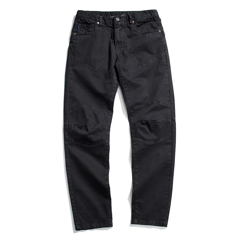 

Casual Men's Spring Winter Pants Summer Wild Loose Sports Male Overalls Zipper Mid-Rise Cotton Street Clothing Straight Trousers