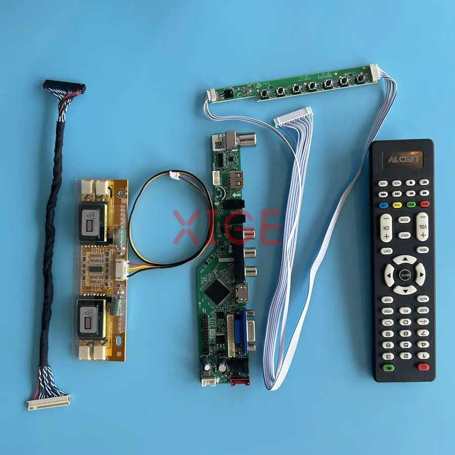 

Screen Drive Controller Board Fit M200O1 LTM200KT01 LM200WD1 LTM200KP01 1600*900 30 Pin LVDS 4-CCFL 1600x900 USB+AV+VGA+HDMI Kit