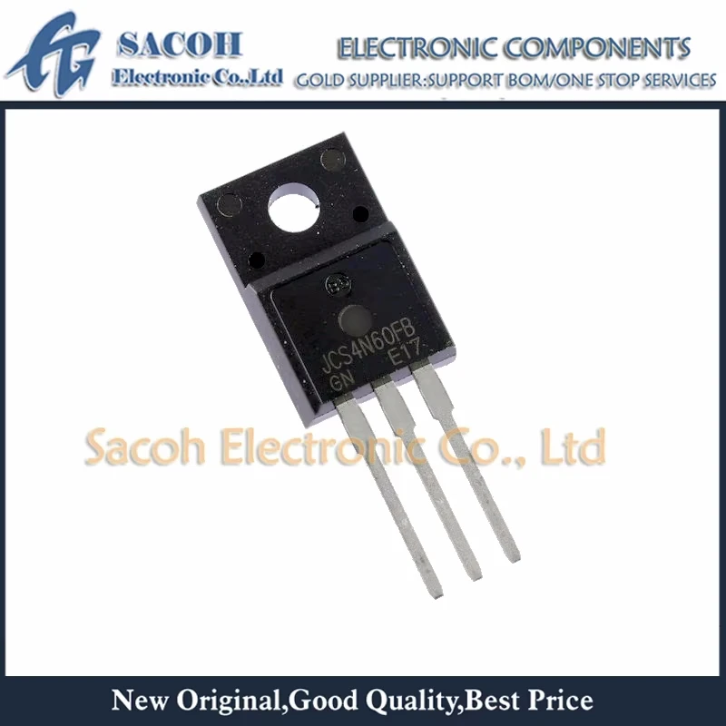

New Original 20Pcs/Lot JCS4N60FB TO-220F 4A 600V Power MOSFET Transistor In Stock