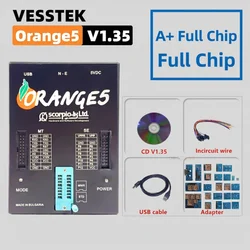 Best Orange5 ECU Programmer OEM Orange 5 Full Adapters V1.35 Orange5 Plus Full Universal Programmer Orange5 Programming Car Tool