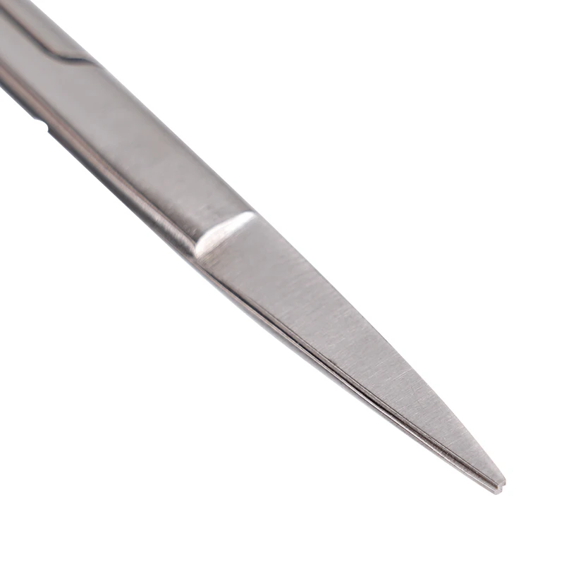 

1 шт. Хирургические ножницы из нержавеющей стали с прямым/изогнутым кончиком, стоматологический пинцет с позолоченной ручкой, инструмент для стоматологической лаборатории