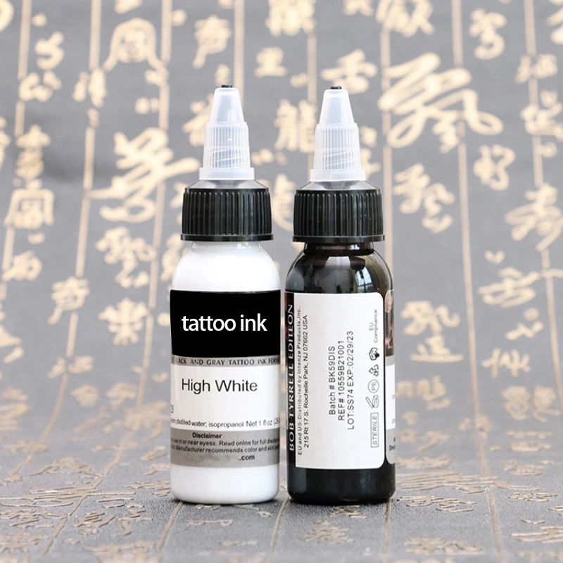 Black Color 30ML/Bottle Professional Tattoo Pigment Ink Permanent Tattoo Painting Supply for Body Beauty Tattoo Art Professional