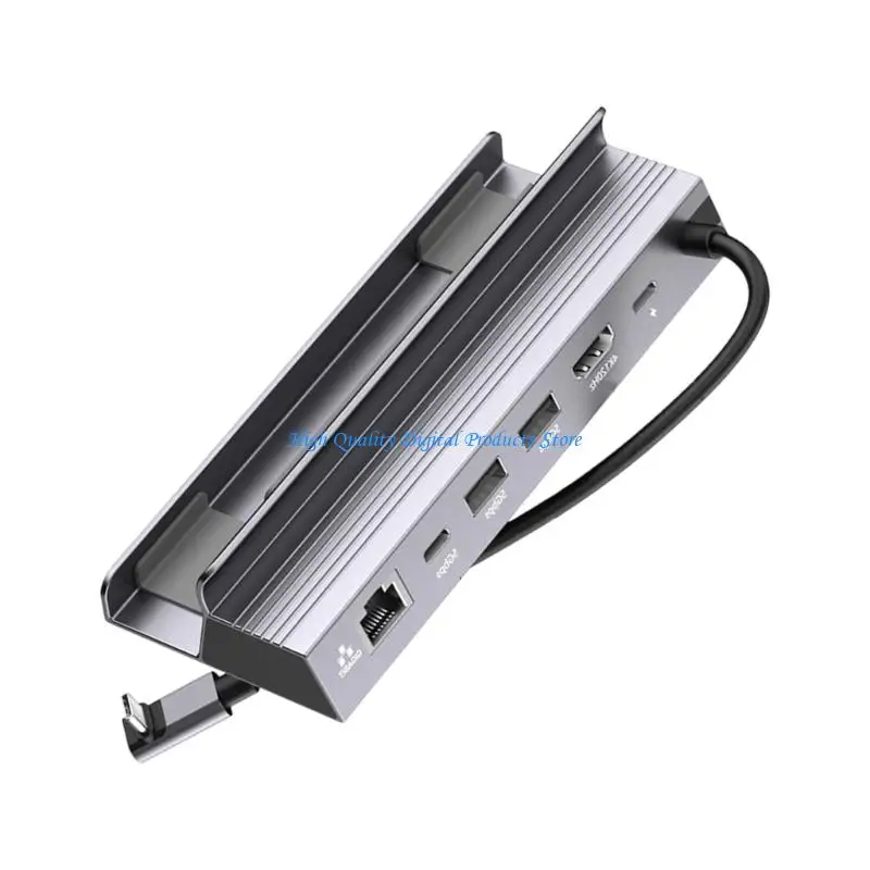 

U2JE MultiPort USB C Dock With 4K 120Hz Video Output 100W Power Delivery And RJ45 Ethernet For Gaming Workstations