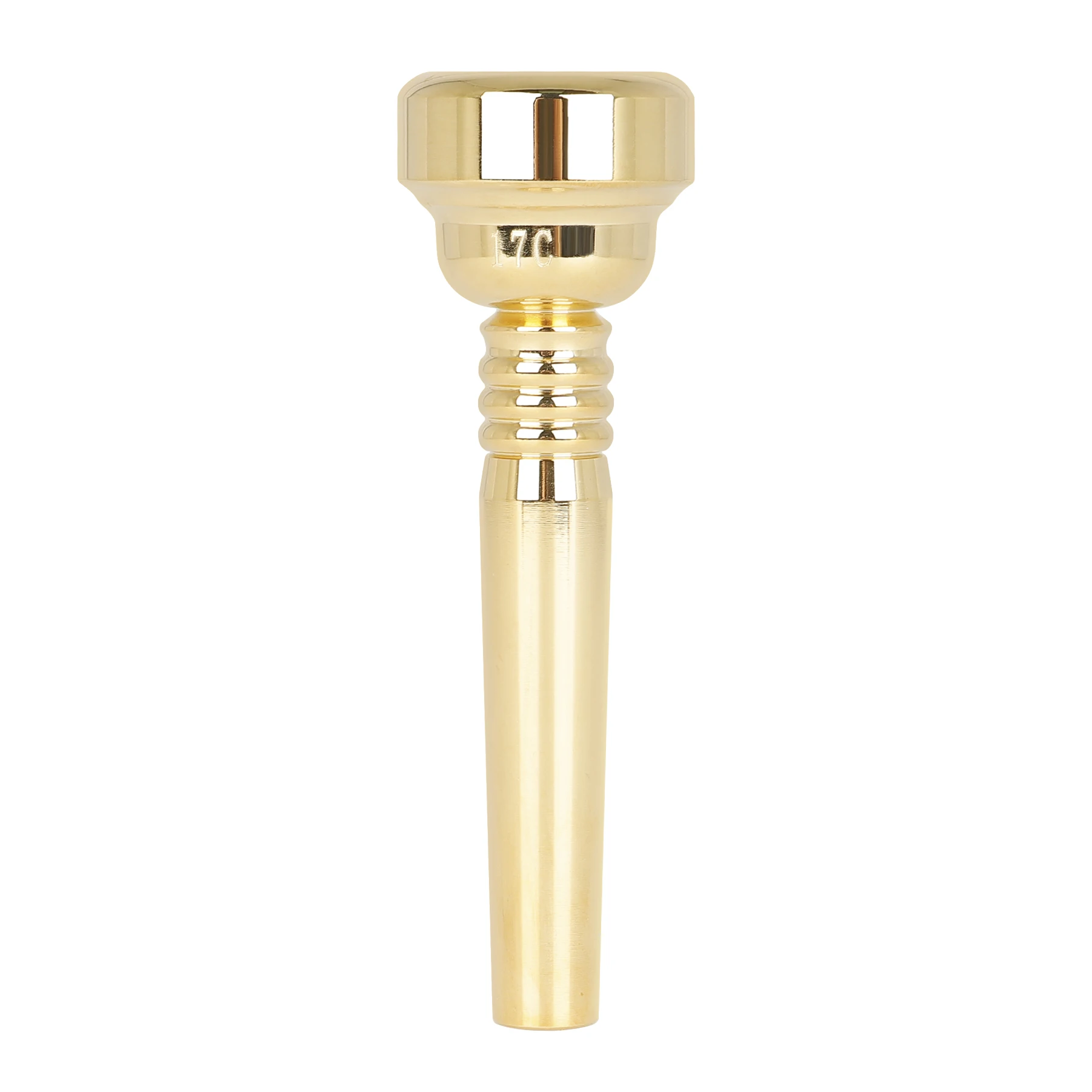 Mouth of Trumpet 17C Brass Gold-plated Professional Trumpet Mouthpiece Brass Instrument Trumpet Replacement Parts Accessories