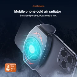 Cooler For Cell Phone Accessories Mobile Cooling Fan Cooler For Cell Phone Cooler For Games Smartphone Cooler Portable Coolers