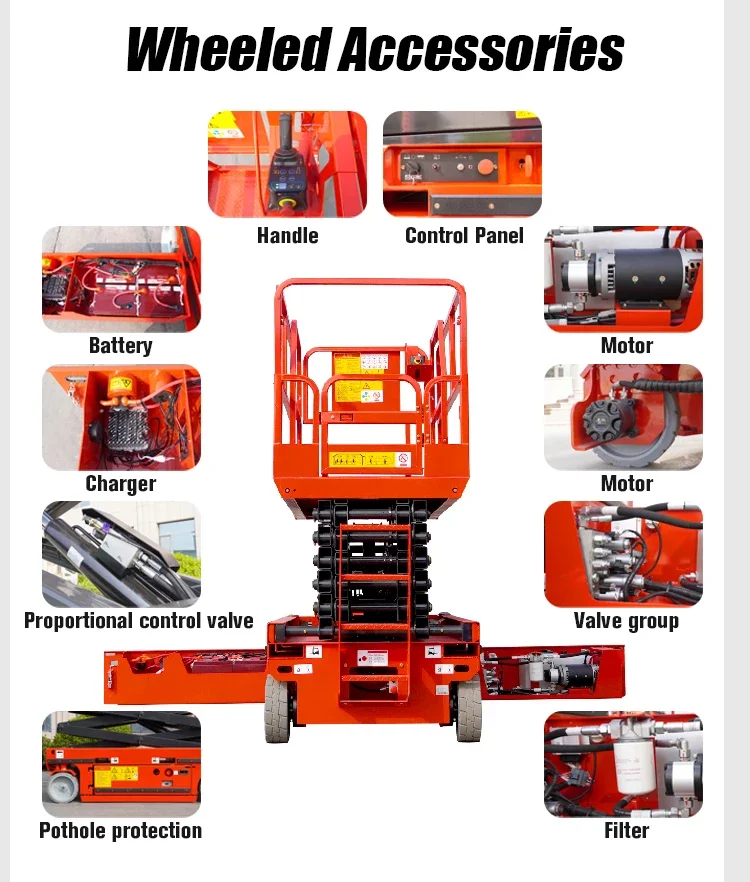 عرض الخصم مقص رفع مقص طاولة رفع مقصية كهربائية #5