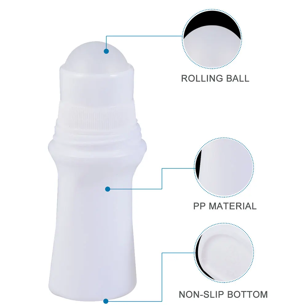 

Roller Ball Bottles 10ml Essential Oils Containers Automatic Empty Refillable Travel Packaging Sturdy Plastic Durable