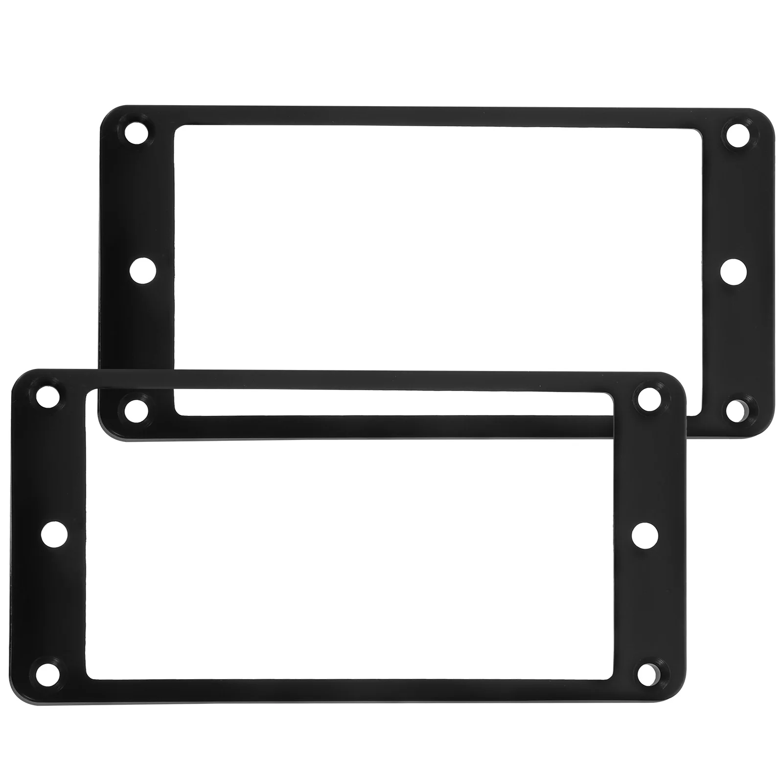 

2pcs Black Electric Guitar Pickups Frame Durable Plastic Protective Cover Replacement Parts For Musical Instruments