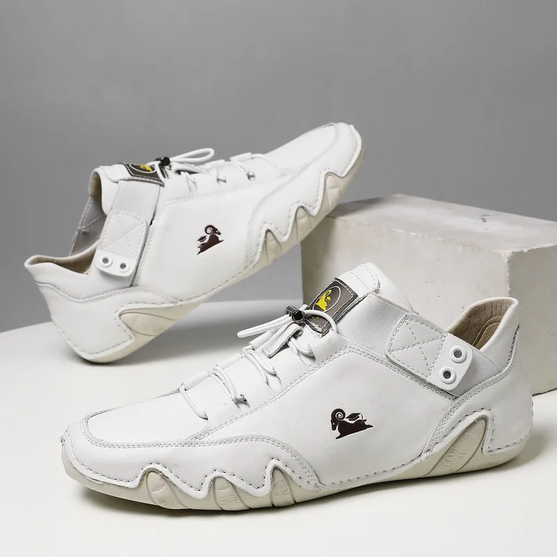 Spring Summer Cross-Border Hot Selling High Top Casual Sneakers for Men, Fashion Ankle Boots Daily Skate Board Walking Shoes