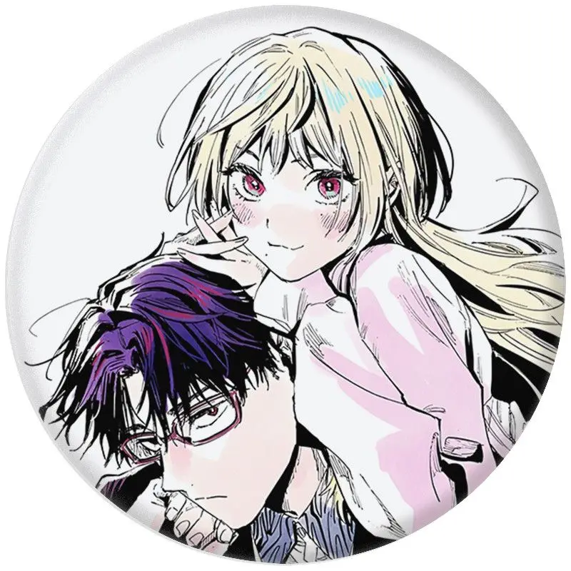 New Marriage Toxin Mei Kiyosaki Hikaru Gero Hochwertiges Abzeichen im niedlichen Anime-Stil mit Cartoon-Print, mädchenhafter Rucksack, Kleidungszubehör – Detail 16