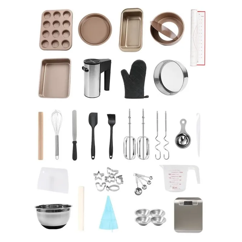 Cake mold baking tool set for beginners and home