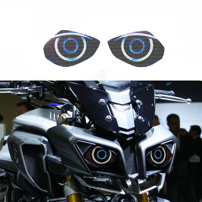 Motorcycle Headlight Sticker For Yamaha MT10 R1 R6 MT 10 Headlight Protection Sticker Off-Road