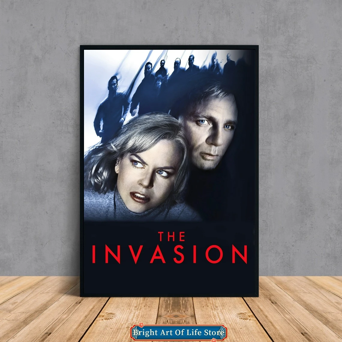 

The Invasion (2007) Movie Poster Cover Photo Canvas Print Apartment Home Decor Wall Painting (Unframed)