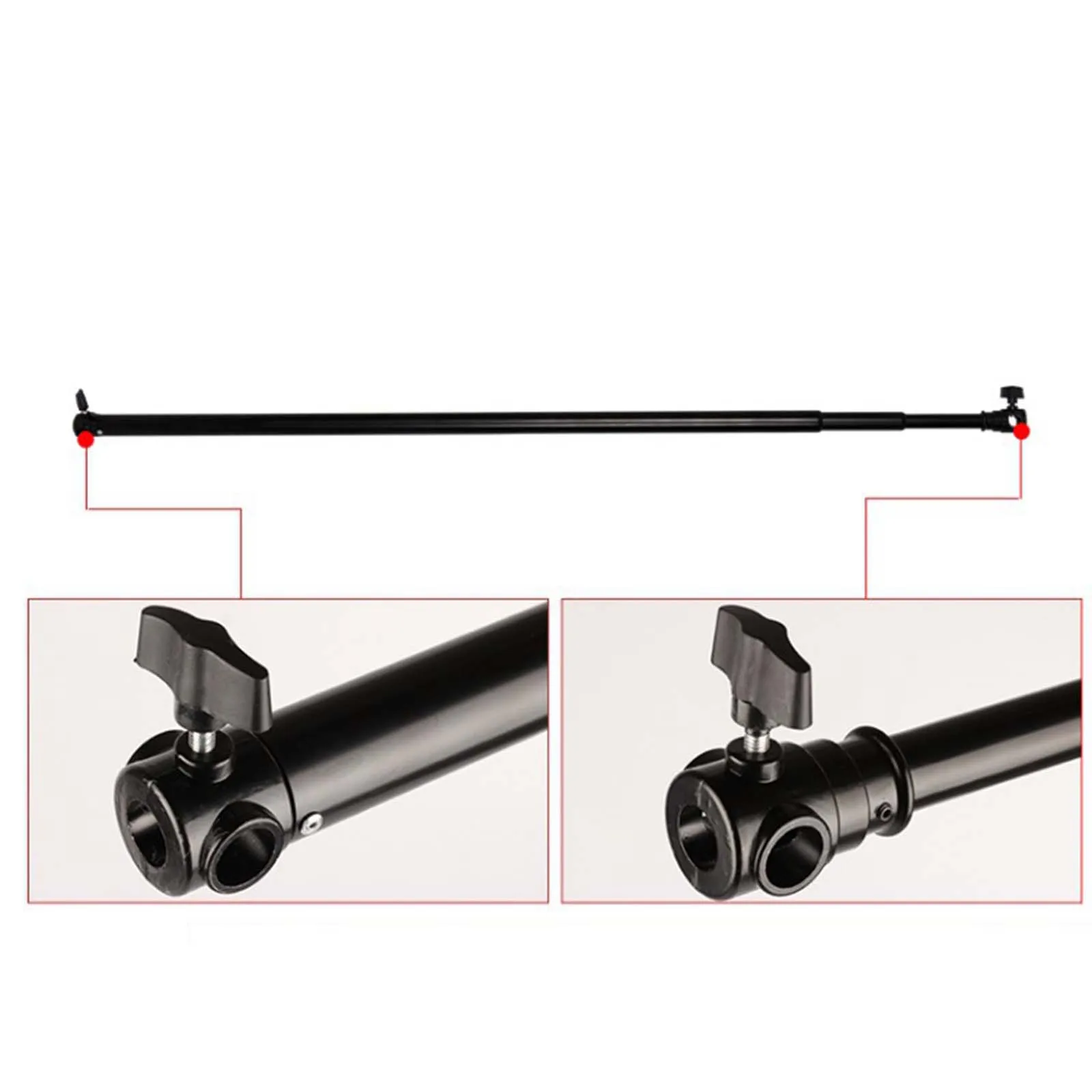 10 Feet Telescopic Backdrop Support Stand Crossbar Aluminum Alloy Background Frame Support Bar for Photo Studio Video Recording