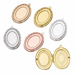 BoYuTe (10 Pieces/Lot) 22*29MM Locket Pendant Oval 13*18MM Cabochon Base Tray Floating Locket
