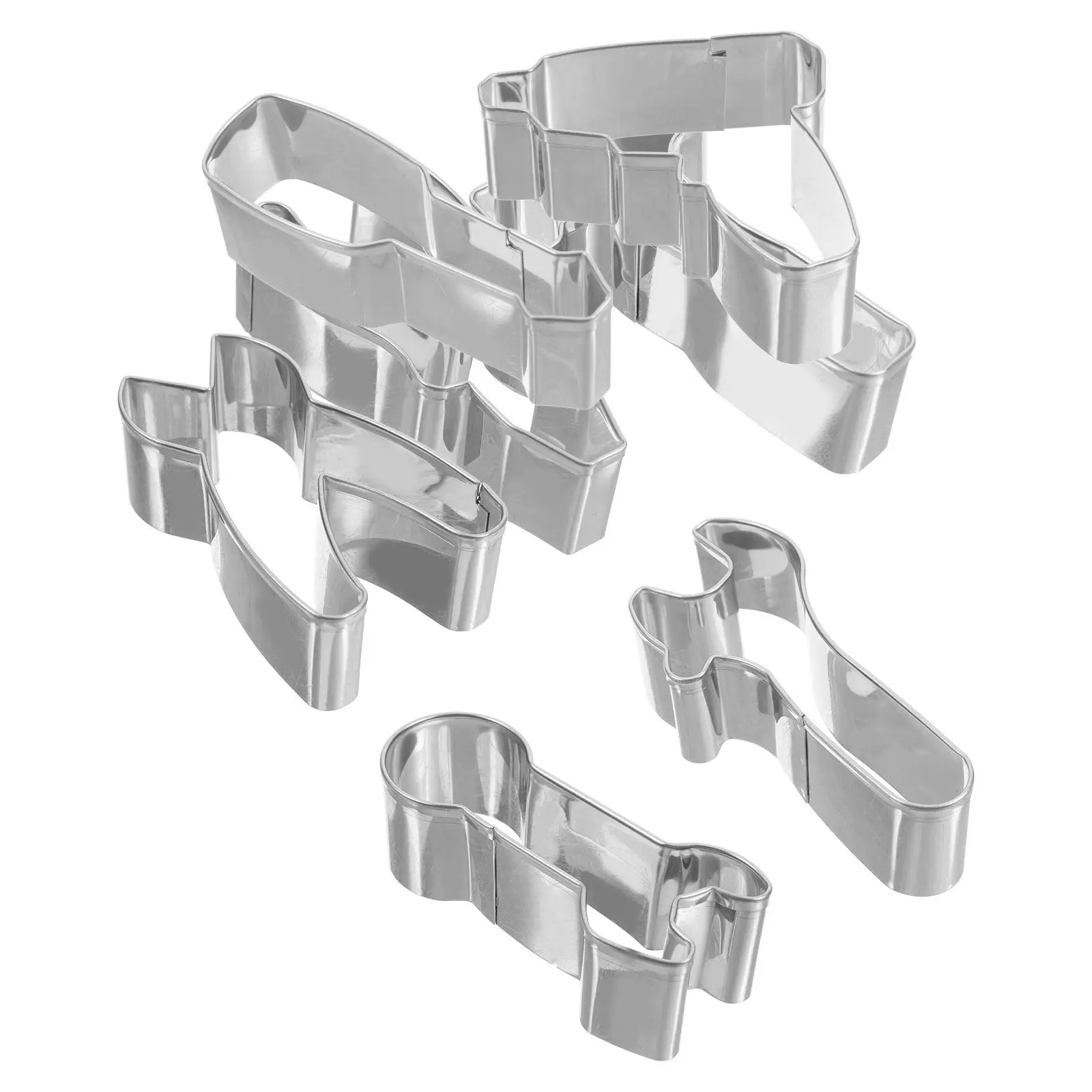 

7Pcs Hand Tool Cookie Cutters Set Construction Theme Stainless Steel Baking Molds Ideal for Cookies Cakes Parties Fondant