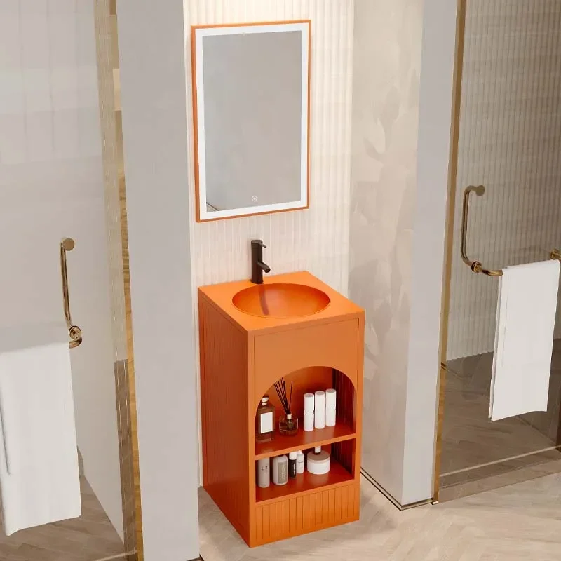 JJColumn Wash Basin Small Color Personalized Wash Pool Barbecue Bar Integrated Floor Commercial Industrial Wind Wash Table