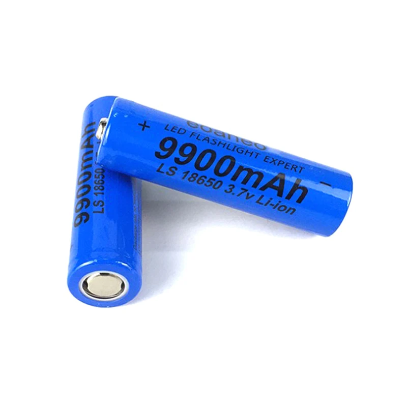 1Pc 18650 batteria ricaricabile batteria 3.7V 18650 9900mAh capacità batteria ricaricabile agli ioni di litio per batteria torcia torcia